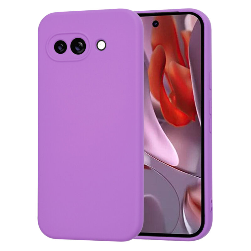 Husa silicon Google Pixel 9a Techsuit SoftFlex, mov