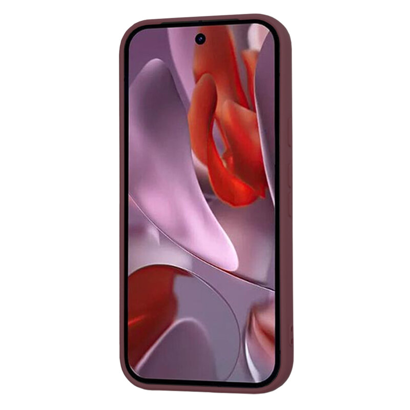 Husa silicon Google Pixel 9a Techsuit SoftFlex, bordo