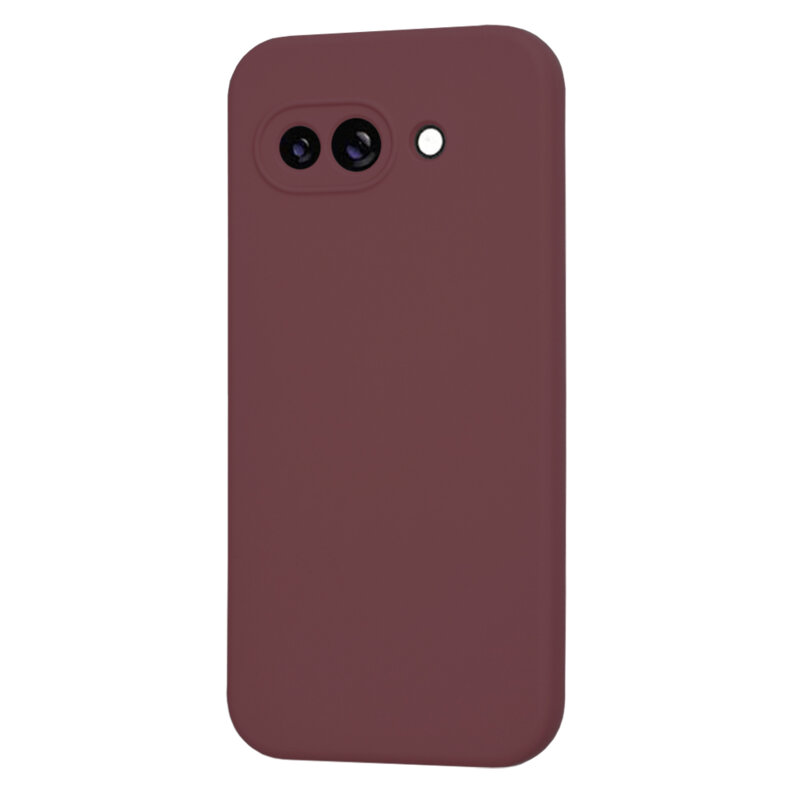 Husa silicon Google Pixel 9a Techsuit SoftFlex, bordo