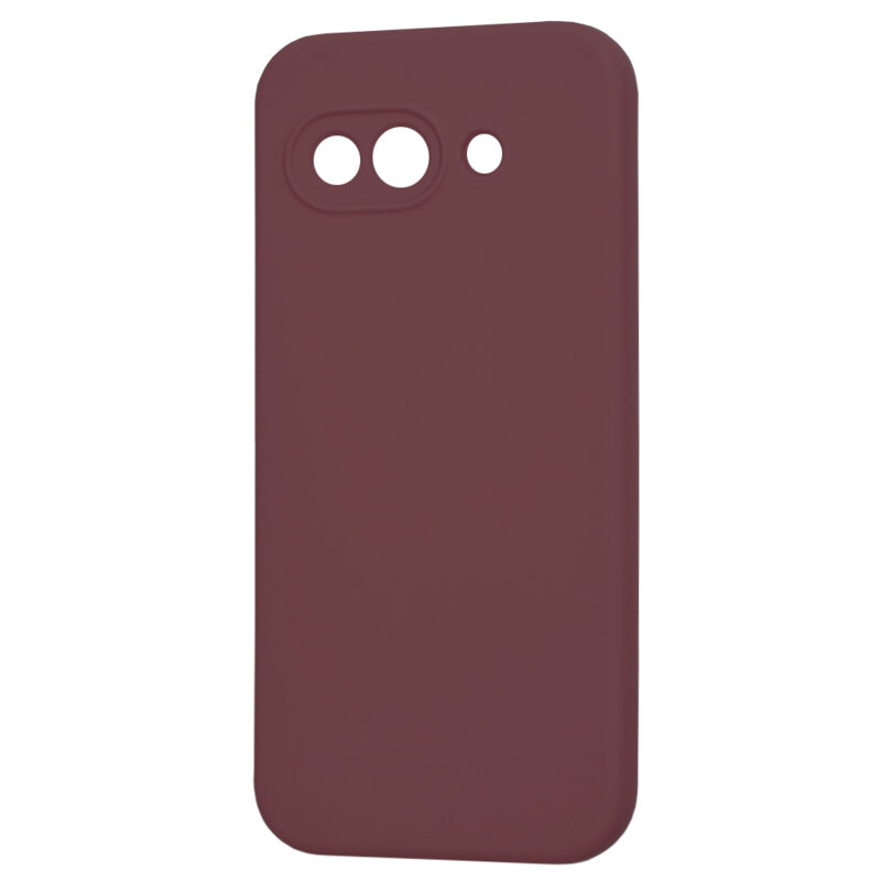 Husa silicon Google Pixel 9a Techsuit SoftFlex, bordo