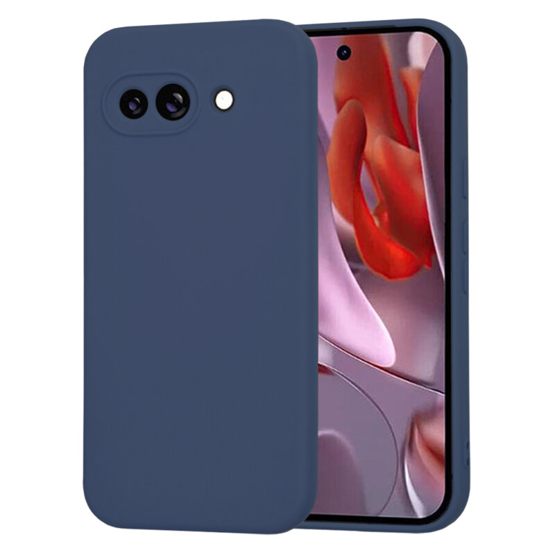 Husa silicon Google Pixel 9a Techsuit SoftFlex, bleumarin
