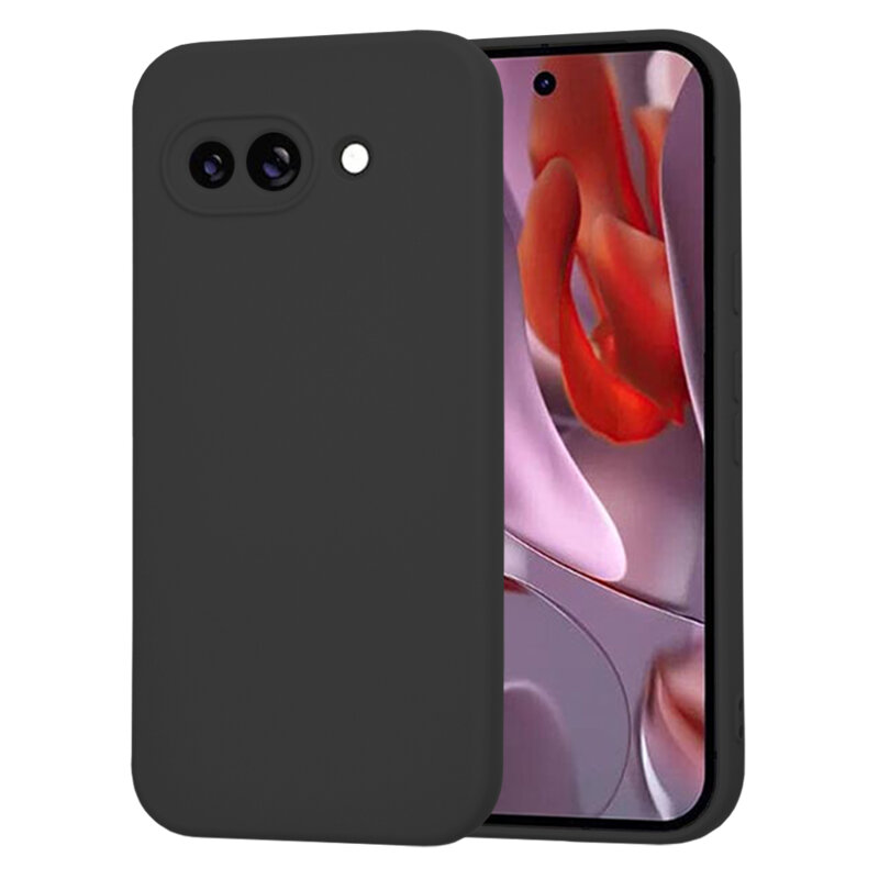 Husa silicon Google Pixel 9a Techsuit SoftFlex, negru