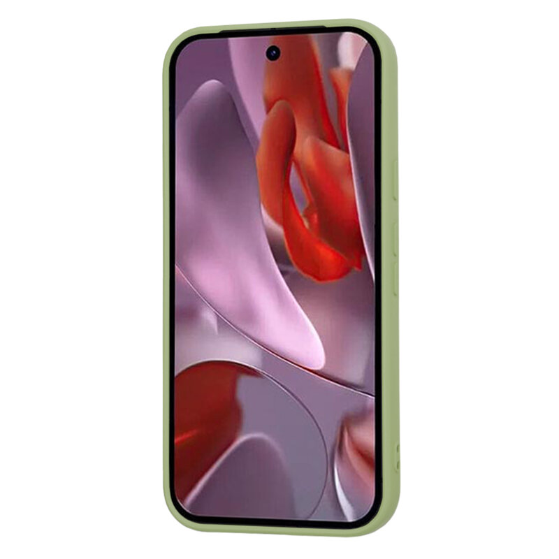 Husa silicon Google Pixel 9a Techsuit SoftFlex, verde