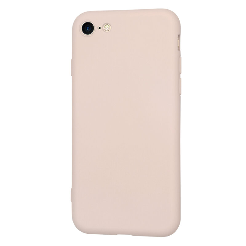 Husa silicon iPhone 7 Techsuit SoftFlex, roz pudra