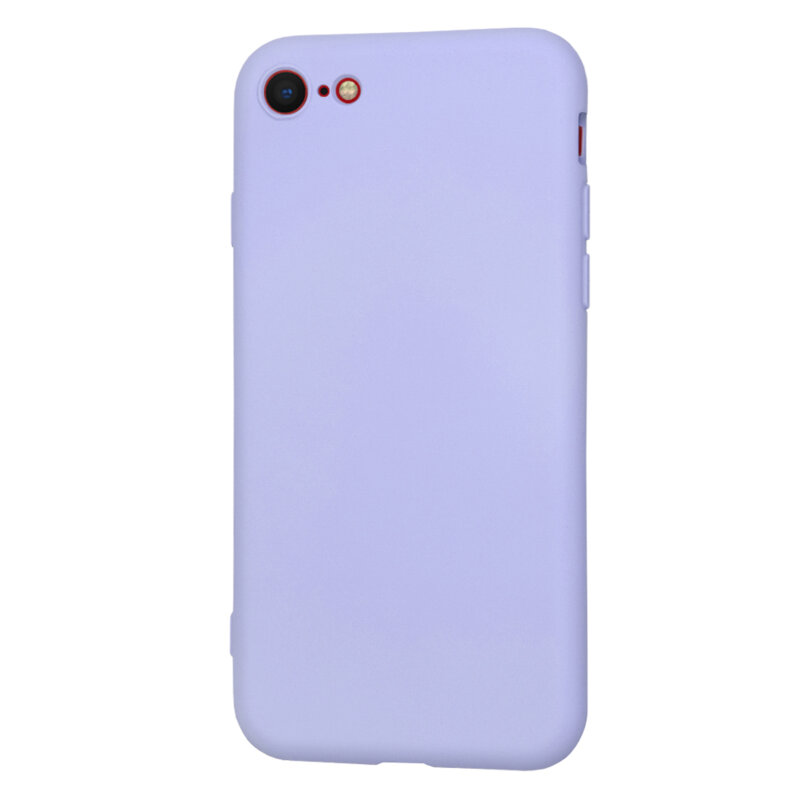Husa silicon iPhone SE 2, SE 2020 Techsuit SoftFlex, violet