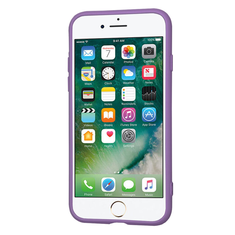 Husa silicon iPhone 7 Techsuit SoftFlex, mov