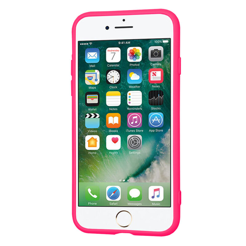 Husa silicon iPhone 7 Techsuit SoftFlex, fucsia