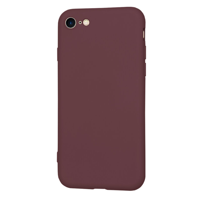 Husa silicon iPhone 7 Techsuit SoftFlex, bordo