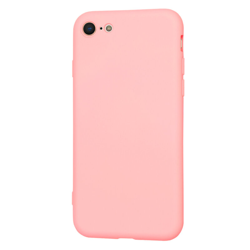 Husa silicon iPhone 8 Techsuit SoftFlex, roz