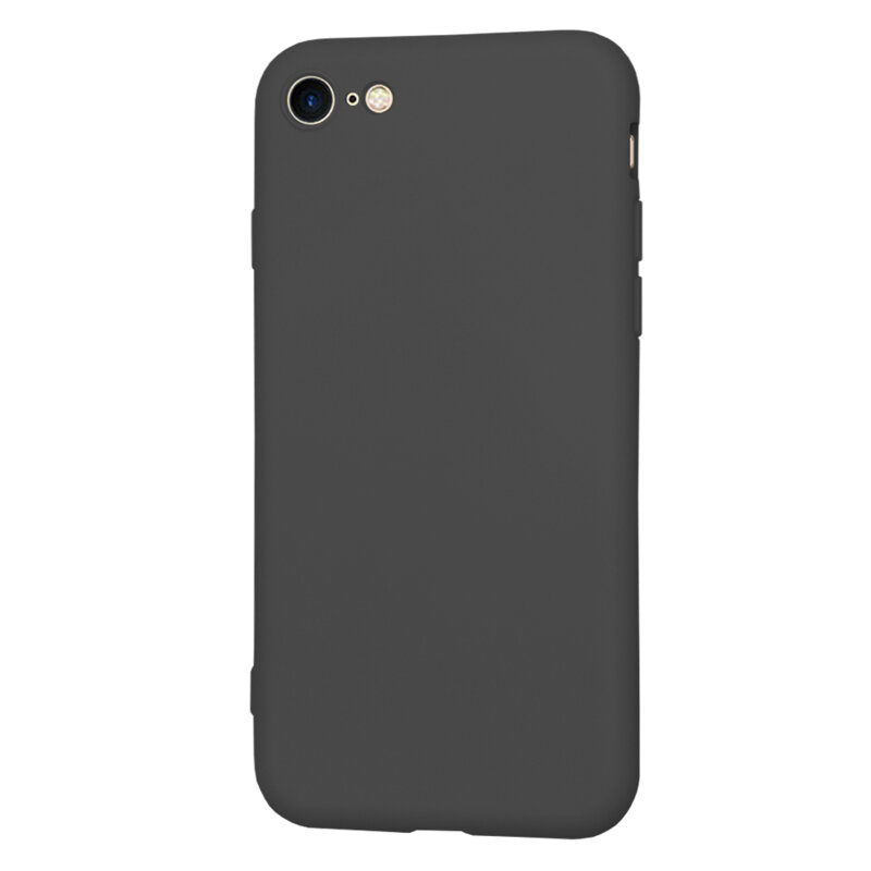 Husa silicon iPhone 7 Techsuit SoftFlex, negru