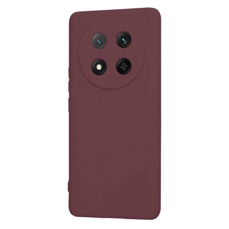 Husa silicon Honor Magic7 Lite Techsuit SoftFlex, bordo