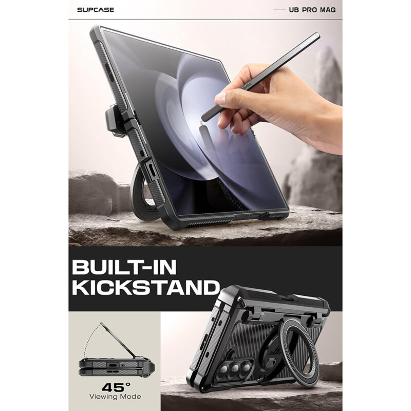 Husa Samsung Galaxy Z Fold6 Supcase Unicorn Beetle Pro MagSafe, negru