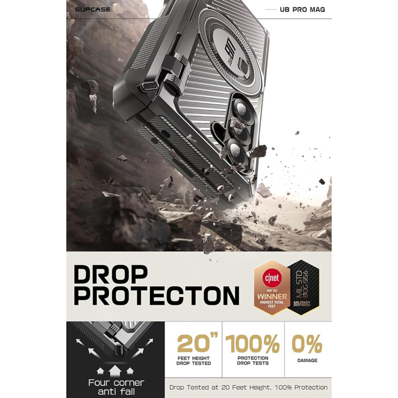 Husa Samsung Galaxy Z Fold6 Supcase Unicorn Beetle Pro MagSafe, negru