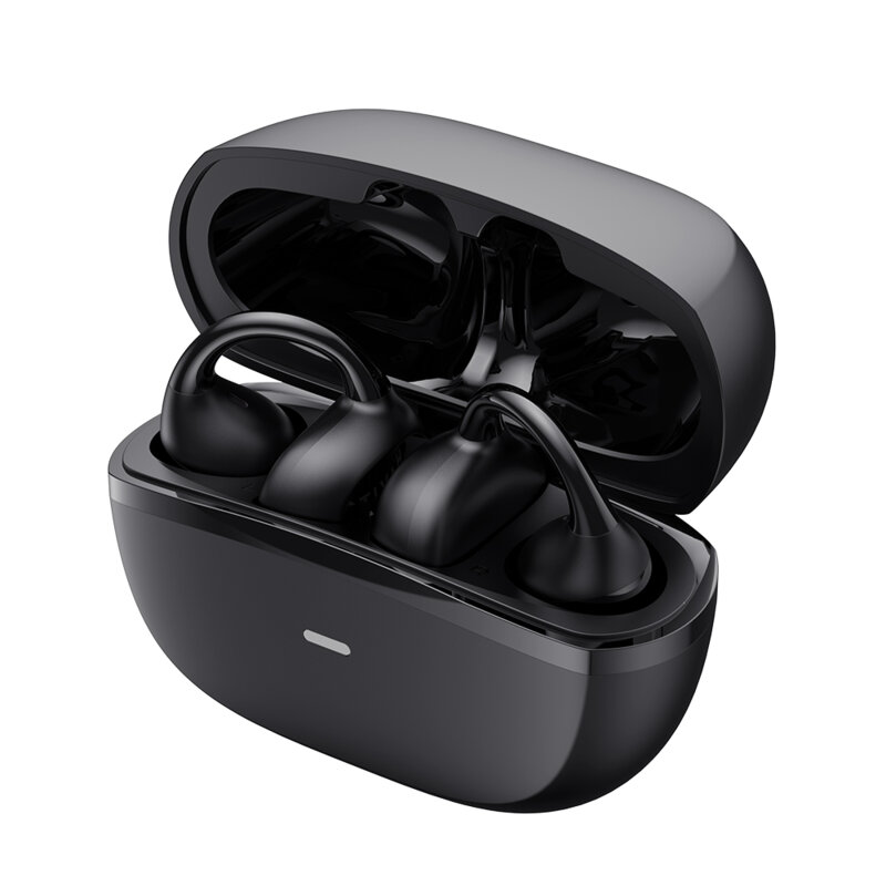 Casti wireless Bluetooth cu microfon Havit, OWS916 LITE, negru