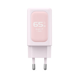 Incarcator priza USB 2x Type-C 65W Havit UC260 EU, roz