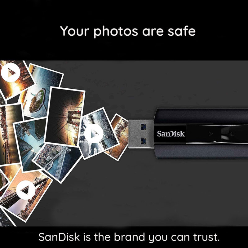 Stick USB, memorie externa 256GB SanDisk, SDCZ880-256G-G46, negru