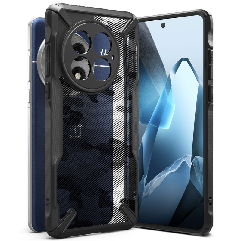 Husa OnePlus 13 Ringke Fusion X Design, camuflaj