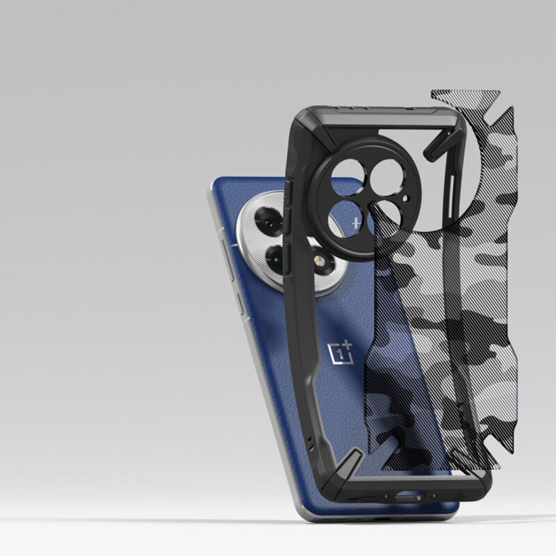 Husa OnePlus 13 Ringke Fusion X Design, camuflaj