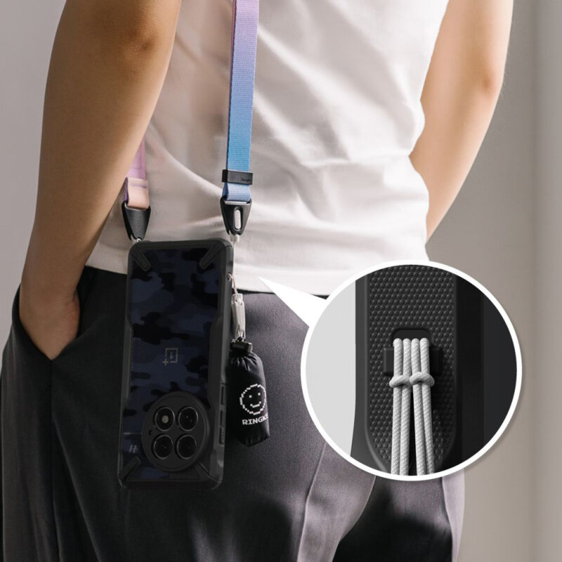 Husa OnePlus 13 Ringke Fusion X Design, camuflaj