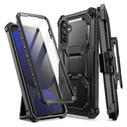 [Pachet 360°] Husa + folie Samsung Galaxy S24 FE I-Blason Armorbox, negru