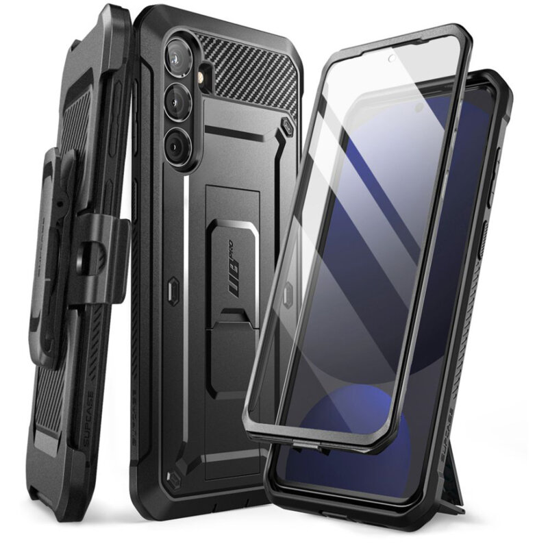 Husa Samsung Galaxy S24 FE Supcase Unicorn Beetle Pro, negru