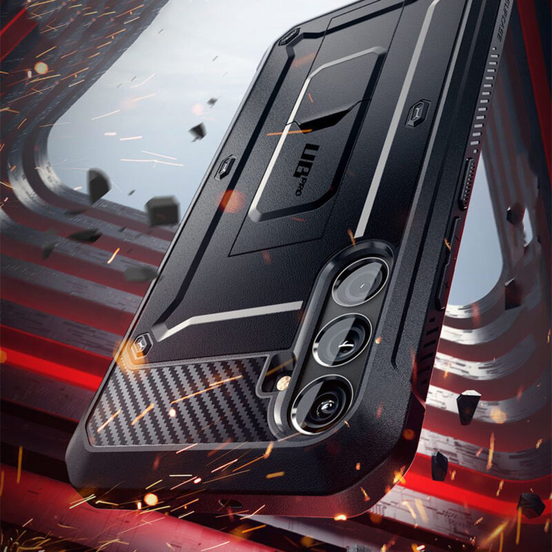 Husa Samsung Galaxy S24 FE Supcase Unicorn Beetle Pro, negru