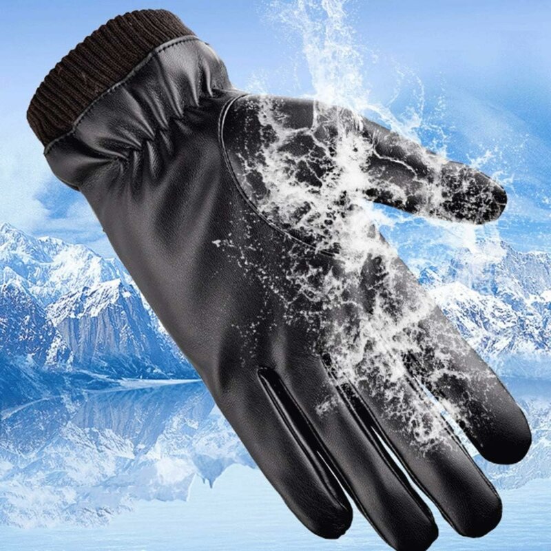 Manusi elegante pentru barbati Techsuit, universale, negru, OG102