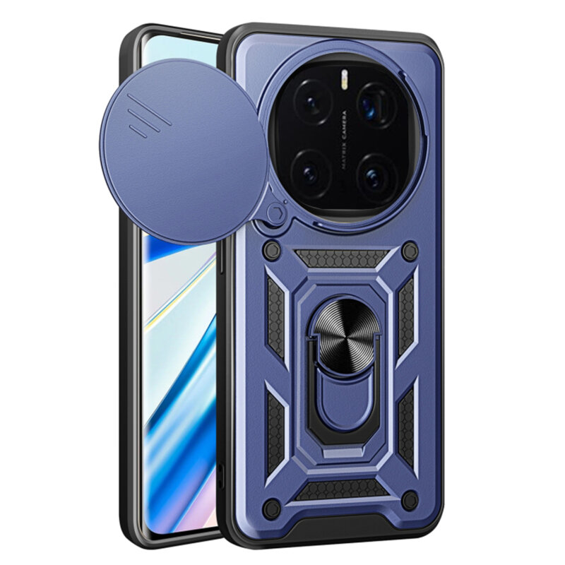 Husa Honor Magic7 Pro protectie camera Techsuit CamShield Series, albastru