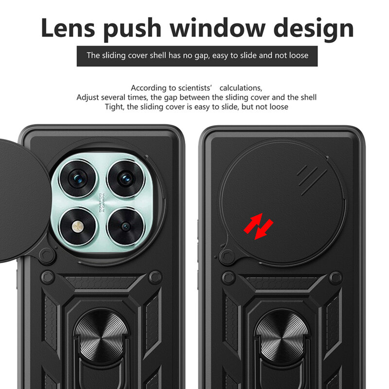 Husa Honor Magic7 Pro protectie camera Techsuit CamShield Series, albastru