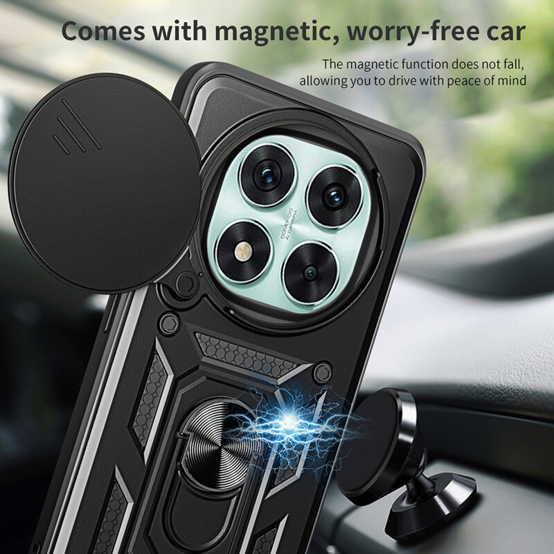 Husa Honor Magic7 Pro protectie camera Techsuit CamShield Series, albastru