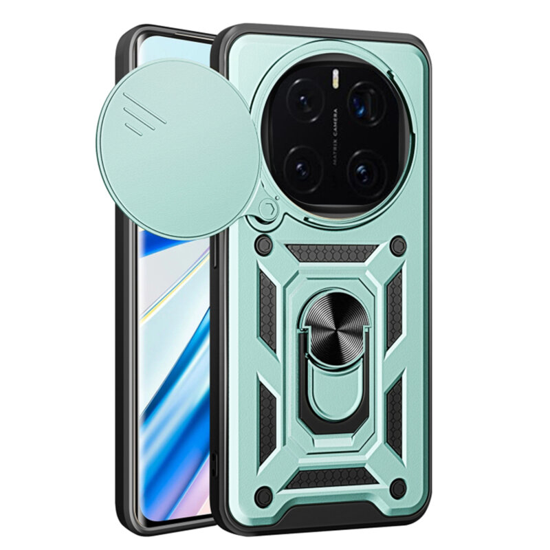 Husa Honor Magic7 Pro protectie camera Techsuit CamShield Series, verde