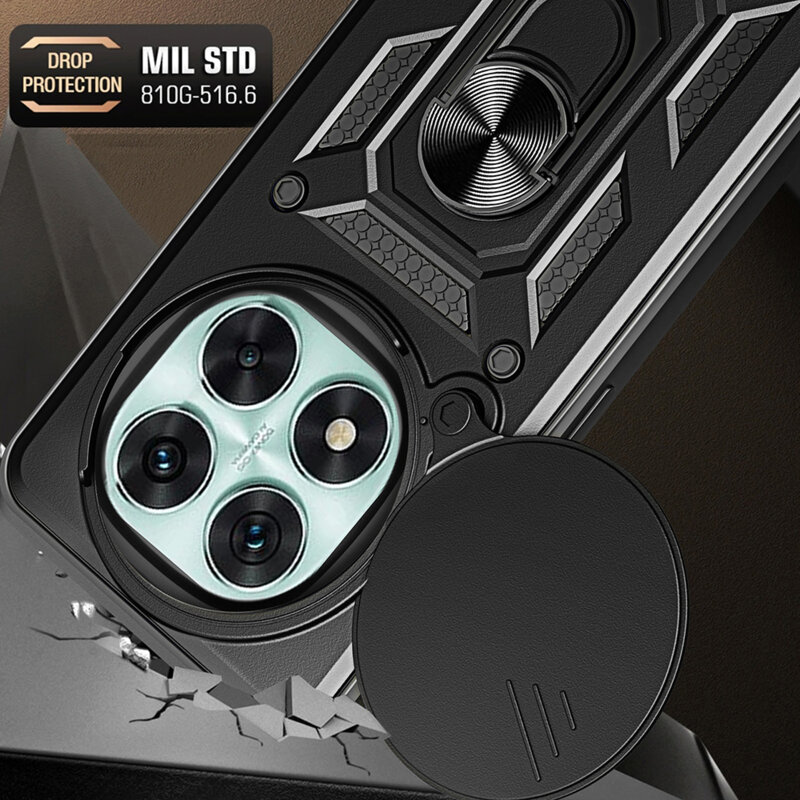 Husa Honor Magic7 Pro protectie camera Techsuit CamShield Series, roz