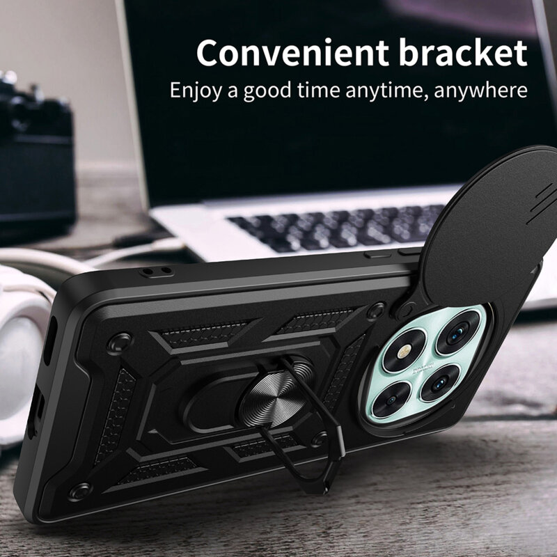 Husa Honor Magic7 Pro protectie camera Techsuit CamShield Series, roz