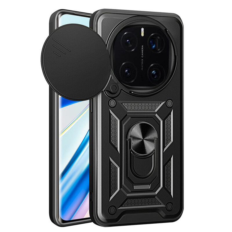 Husa Honor Magic7 Pro protectie camera Techsuit CamShield Series, negru