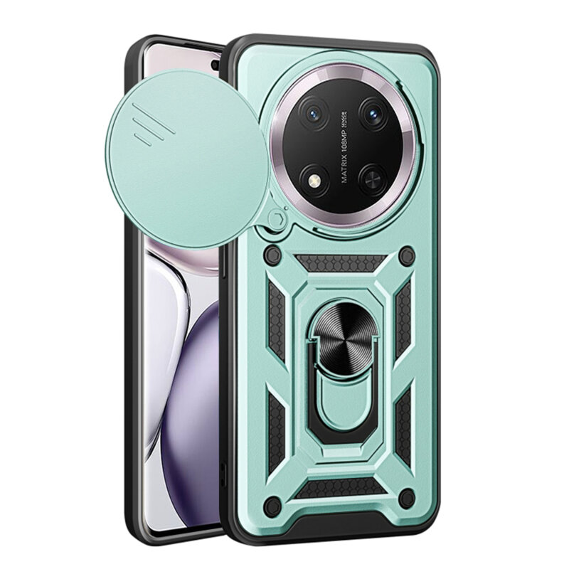 Husa Honor X9c protectie camera Techsuit CamShield Series, verde