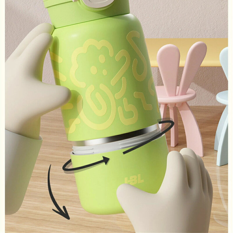 Sticla termos copii, metalic pentru apa Techsuit 520ml, THM8