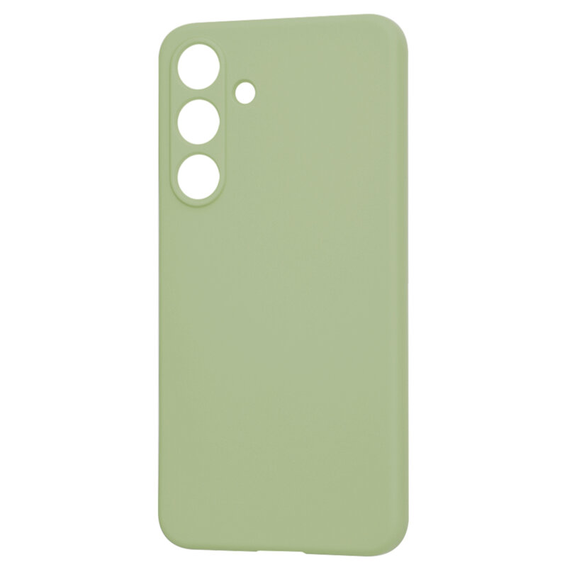 Husa silicon Samsung Galaxy S25 Plus Techsuit SoftFlex, verde