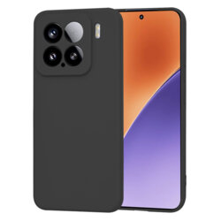Husa silicon Xiaomi 15 Techsuit SoftFlex, negru