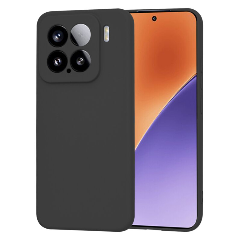 Husa silicon Xiaomi 15 Techsuit SoftFlex, negru