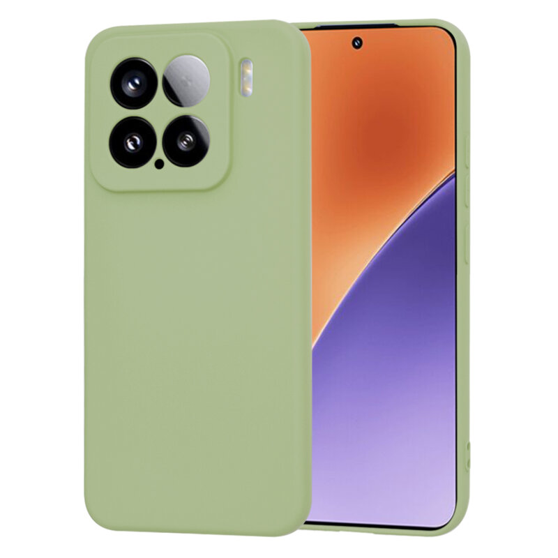 Husa silicon Xiaomi 15 Techsuit SoftFlex, verde