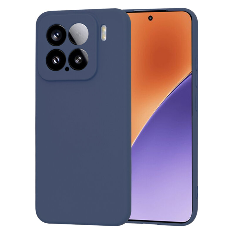 Husa silicon Xiaomi 15 Techsuit SoftFlex, bleumarin