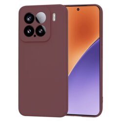 Husa silicon Xiaomi 15 Techsuit SoftFlex, bordo