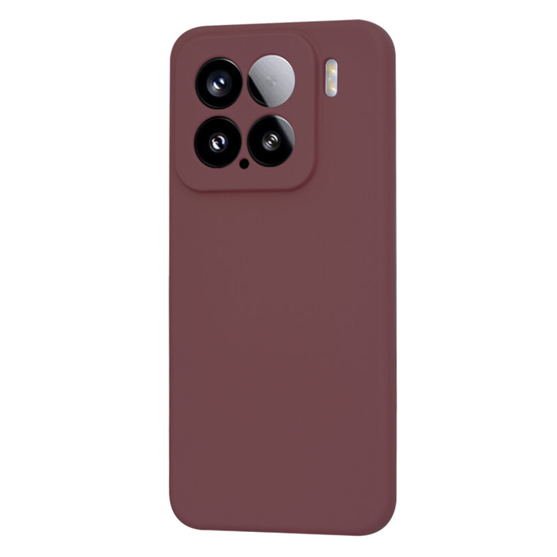 Husa silicon Xiaomi 15 Techsuit SoftFlex, bordo