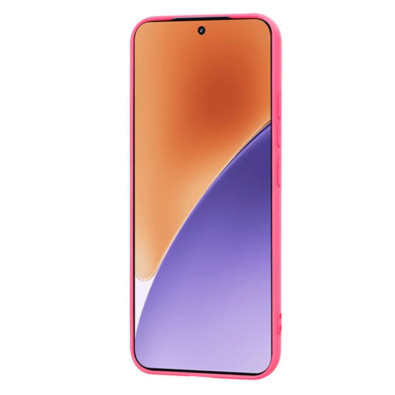 Husa silicon Xiaomi 15 Techsuit SoftFlex, fucsia