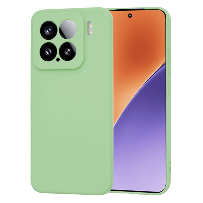 Husa silicon Xiaomi 15 Techsuit SoftFlex, verde deschis