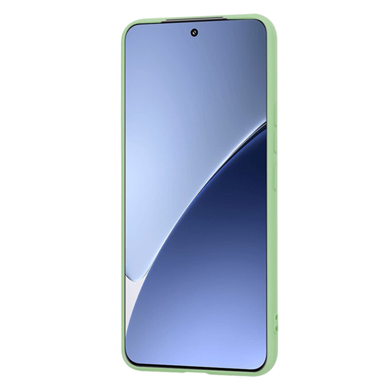Husa silicon Xiaomi 15 Pro Techsuit SoftFlex, verde deschis