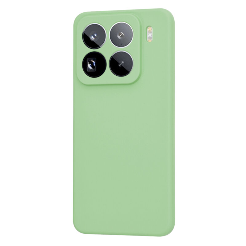 Husa silicon Xiaomi 15 Pro Techsuit SoftFlex, verde deschis