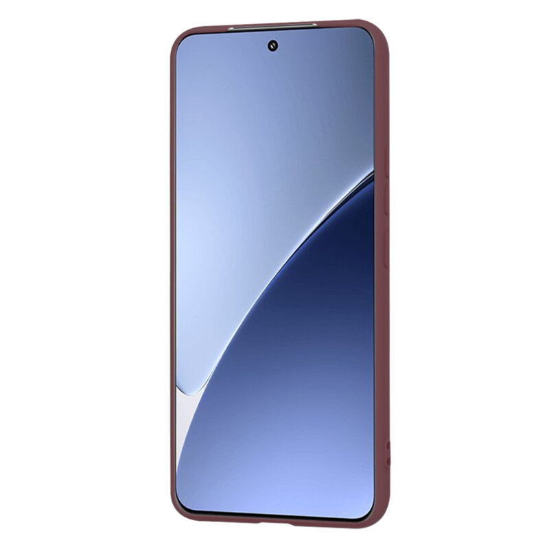 Husa silicon Xiaomi 15 Pro Techsuit SoftFlex, bordo