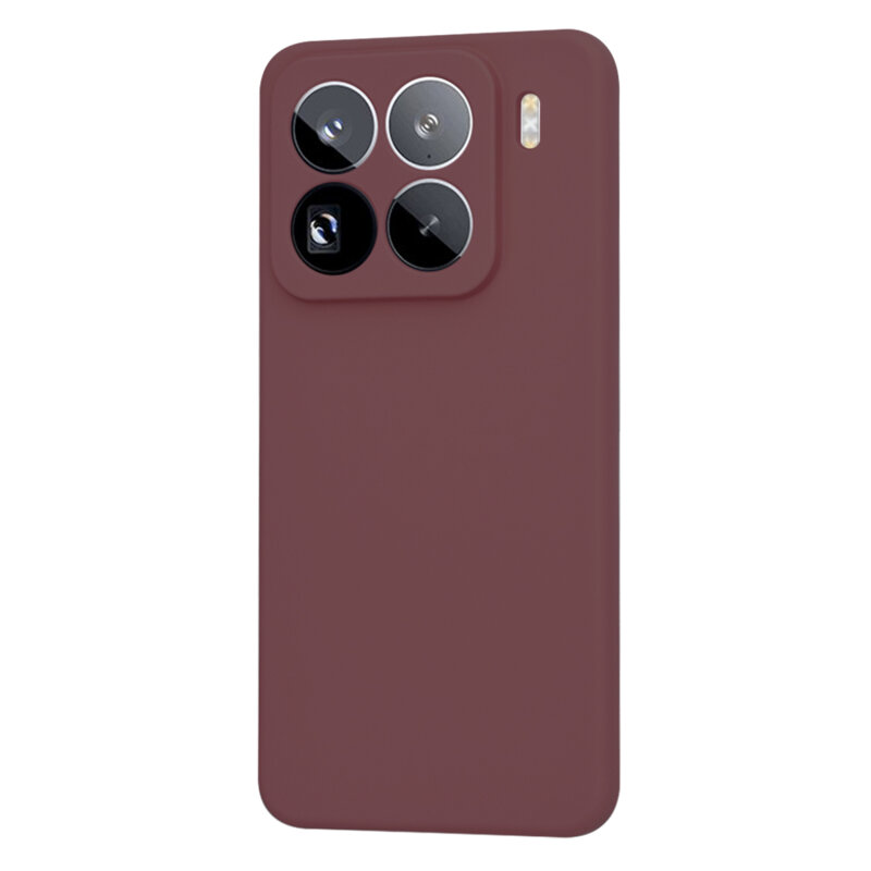 Husa silicon Xiaomi 15 Pro Techsuit SoftFlex, bordo