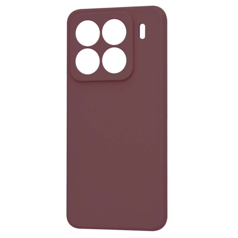 Husa silicon Xiaomi 15 Pro Techsuit SoftFlex, bordo